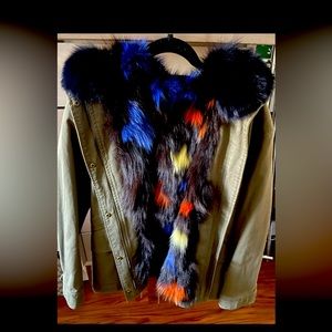 YVES SALOMON ARMY PARKA


Cropped boxy parka in fox fur